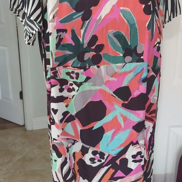 NWT Anna & Ava Abstract Long Kimono One Size - Picture 5 of 7